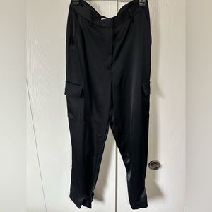 Aritzia Babaton Refined Satin Cargo Pants
